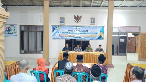 MUSYAWARAH KELOMPOK TANI, REKOPTAN DAN GAPOKTAN DESA WONOREJO