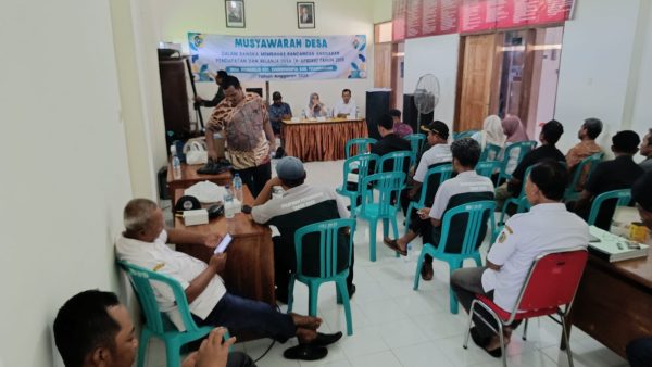 MUSYAWARAH DESA MEMBAHAS R-APBDES TAHUN 2026